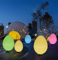 Светильник Яйцо 43х80 питание от 220, RGB Светильник Яйцо 43х80 питание от 220, RGB