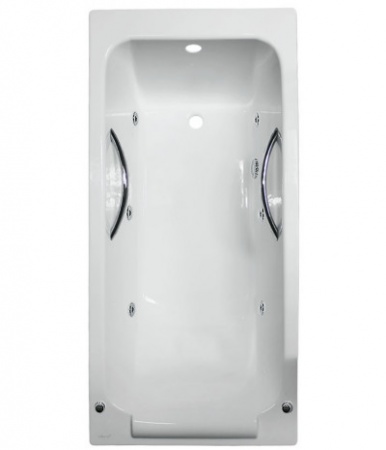 Ванна Jacob Delafon Parallel 150x70 (с ручками) с гидромассажем